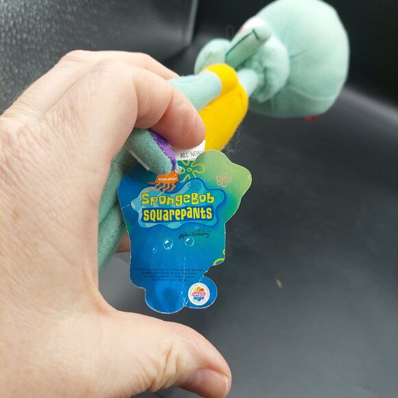 Nanco SpongeBob SquarePants Collectors & Hobbyists Stuffed  3 Vintage NWT 2002 Nanco Spongebob, Squidward, Pineapple House Nickelodeon Plush